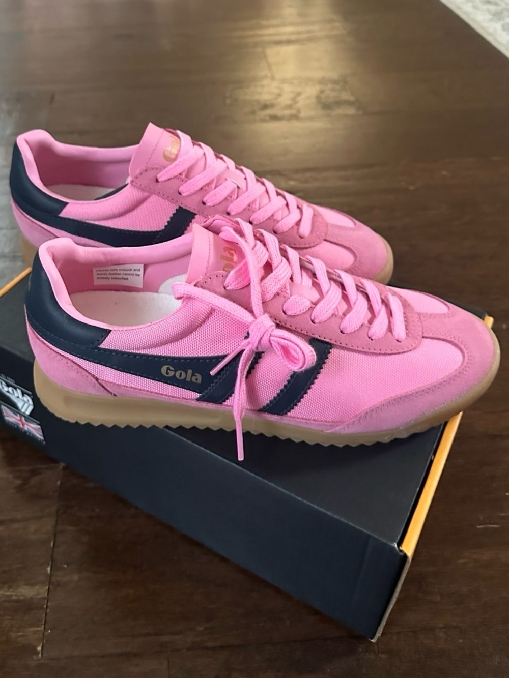 Gola Tornado Sneakers Pink size 8 Brand New - Picture 7 of 12